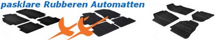 Pasklare Rubberen Automatten - Speciaal voor uw type Auto. - 1 - Thumbnail