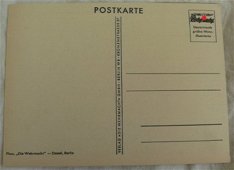 Postkaart / Postkarte, Verlag Die Wehrmacht, Funkwagen der Luftnachrichtentruppe, jaren'40. - 1