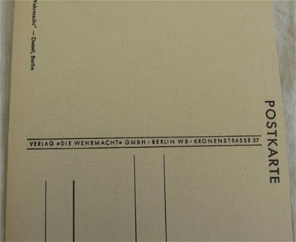 Postkaart / Postkarte, Verlag Die Wehrmacht, Funkwagen der Luftnachrichtentruppe, jaren'40. - 3