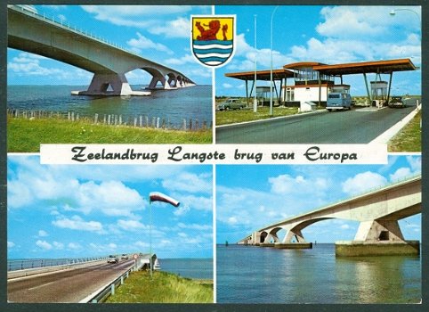 ZLD ZEELAND Zeelandbrug, Langste brug van Europa - 1