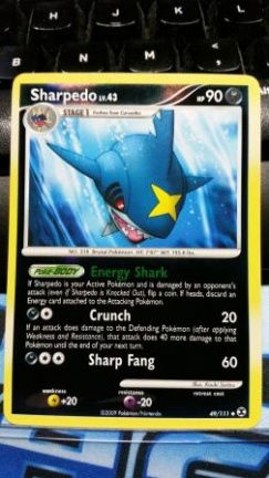 Sharpedo 49/111 (reverse) Platinum Rising Rivals - nr. 1