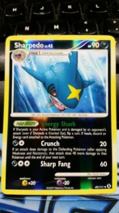 Sharpedo 49/111 (reverse) Platinum Rising Rivals nearmint - nr. 1