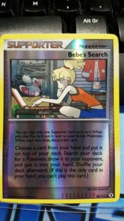 Bebe's Search 89/111 (reverse) Platinum Rising Rivals nearmint - nr. 1