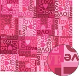 SALE NIEUW vel scrappapier Love Stamps van Provo Craft - 1