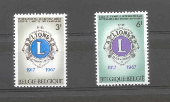 België 1967 Lions Club ** - 1