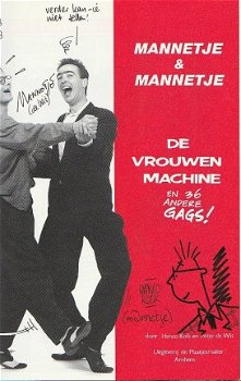Mannetje & Mannetje - De vrouwenmachine - met tekening en gesigneerd door Hanco Kolk - 1