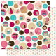 SALE! NIEUW vel dubbelzijdig scrappapier Sweet Tooth Dot van Bo Bunny - 1 - Thumbnail