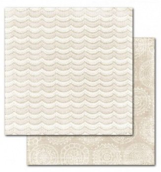 SALE NIEUW vel dubbelzijdig scrappapier Paper Cottage / Table Linens van Basic Grey - 1
