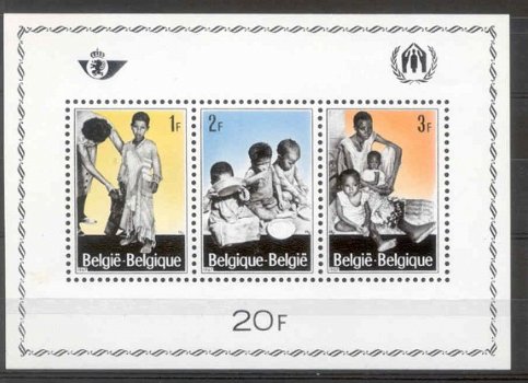 België 1967 Blok Vluchtelingen ** - 1