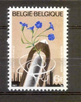 België 1967 Vlasnijverheid ** - 1