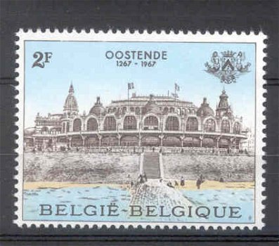 België 1967 700 jaar stadsrechten Oostende ** - 1