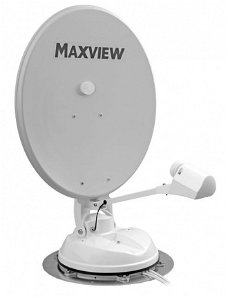 maxview twister, 65 centimeter twin schotel voor camper