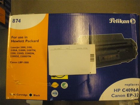 Pelikan 874 Toner cartridge vervangt HP4096A - 1