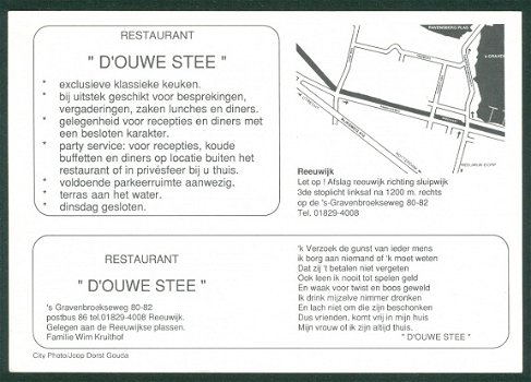 ZH REEUWIJK Restaurant d Ouwe Stee (2) - 2