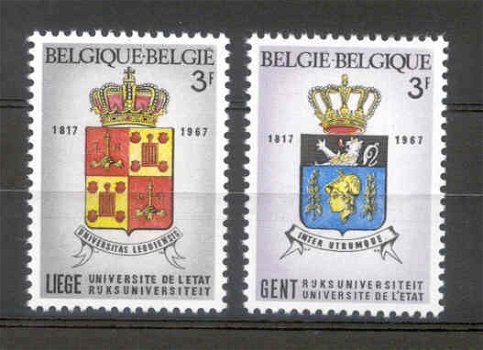 België 1967 Universiteiten van Luik en Gent ** - 1