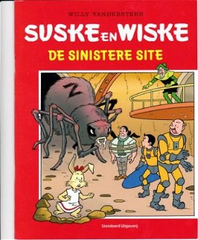 Suske en Wiske de sinistere site reclame uitgave page - 0