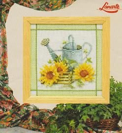 Lanarte 34296 Gieter met zonnebloemen Patroon GERESERVEERD - 1