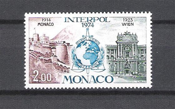 Monaco 1974 INTERPOL ** - 1