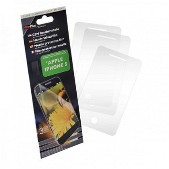 Display beschermfolie 3 stuks voor Apple Iphone 5 - Clear - 1