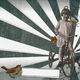 SALE NIEUW vel scrappapier Vintage Collage 7 Bike Girl van DCWV - 1 - Thumbnail