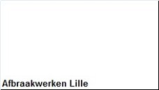 Afbraakwerken Lille