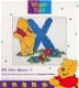 Disney Winnie the Pooh Letter X Kruissteekpatroon - 1 - Thumbnail