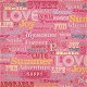 SALE NIEUW vel gloss scrappapier Type Of Art 12 Love Words van DCWV - 1 - Thumbnail