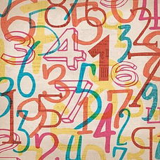 SALE NIEUW vel gloss scrappapier Type Of Art 20 Funky Numbers van DCWV