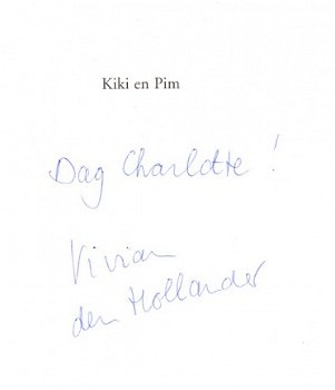 KIKI EN PIM, DE TWEELING - Vivian den Hollander - GESIGNEERD - 2