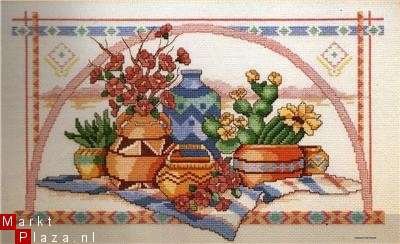 Soutwest Still Live Sunset counted Cross Stitch - 1