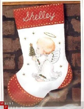 Holly Angel stocking Kerstsok - 1