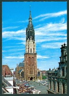 NH DELFT Markt met Nieuwe Kerk