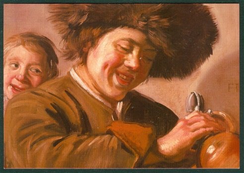 NH HAARLEM Frans Hals Museum, Twee lachende jongens - 1