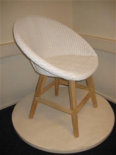 Lloyd loom eetkamerstoel Leister - Purple Starling in Lloyd loom - Original loom stoel