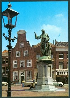 NH HAARLEM standbeeld Lourens Janszoon Coster, uitvinder boekdrukkunst
