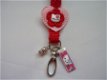 ** Gehaakt keycord Hello Kitty (rood) - 1 - Thumbnail