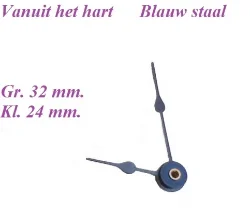 = Wijzers Franse pendule = 28588