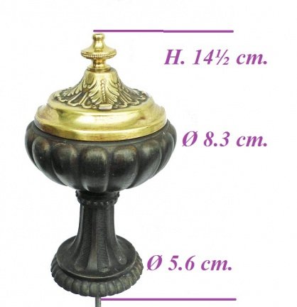 === 2 Klokstel ornamenten = oud === 27747 - Afbeelding 2