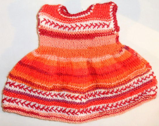 Jurk voor pop ca. 35 cm - nr. 1