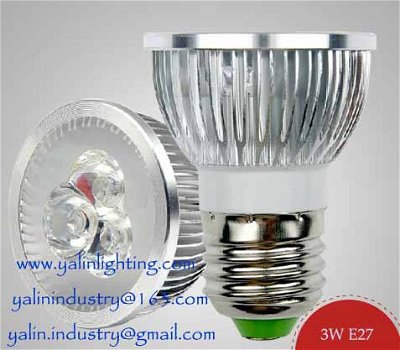 GU10 dimbare LED spot lamp, high power MR16/E27 spotlight - 3