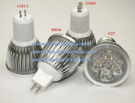 GU10 dimbare LED spot lamp, high power MR16/E27 spotlight - 4