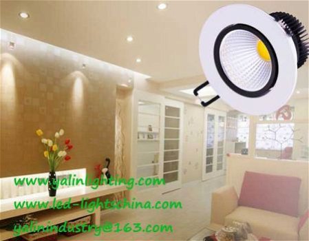interieur LED downlight, energiezuinige plafondlamp, lampen - 6