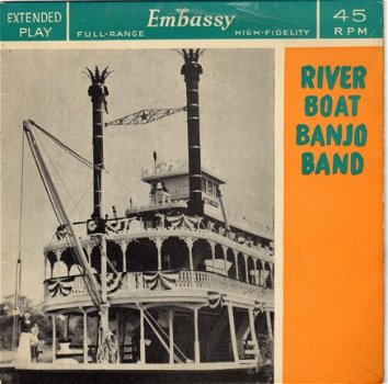 EP van Riverboat Banjo Band : Row, row, row + 5 (1960) - 1