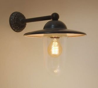 Zwarte stallamp Ceretto recht - 1