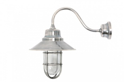 Vermont muurlamp wandlamp antiek zilver - 3