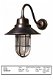 Vermont wandlamp muurlamp antiek donker koper - 1 - Thumbnail