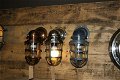 Stallamp Kooilamp Brooklyn muurlamp wandlamp antiek donker koper - 2 - Thumbnail