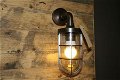 Tristan muurlamp wandlamp antiek donker koper - 2 - Thumbnail