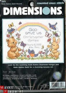 God`s Babies counted cross stitch Dimensions 6802