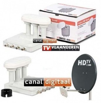 De Triple Quad LNB. Canal digitaal - 1